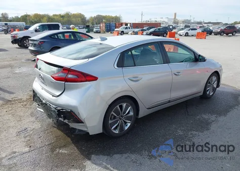 2017 Hyundai Ioniq Hybrid Limited z USA, uszkodzony, nr VIN KMHC05LC7HU023307